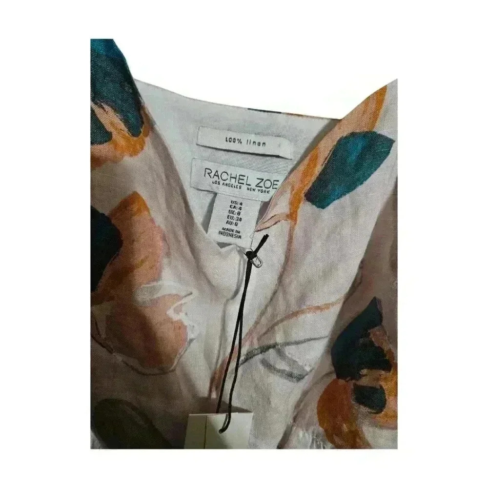 NWT! Rachel Zoe 100% linen dress! - Picture 2 of 5